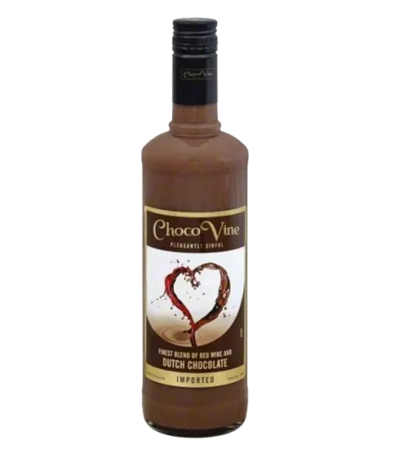 ChocoVine chocolade wijn, fles bij slijterij t Bockje in Bathmen