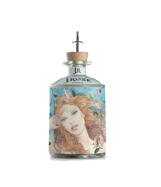 J.Rose London Dry Artisan Gin #9, fles bij slijterij t Bockje in Bathmen