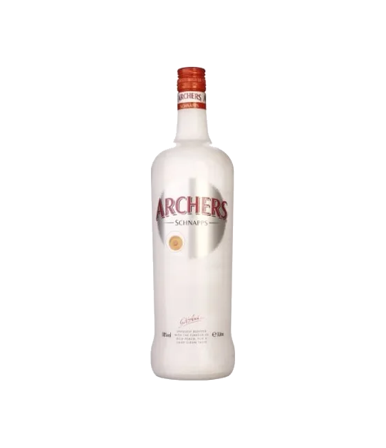 Archers Peach Schnapps 70cl, fles bij slijterij t Bockje in Bathmen