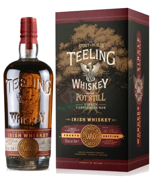 Teeling Wonders of Wood Fourth Edition, fles bij slijterij t Bockje in Bathmen