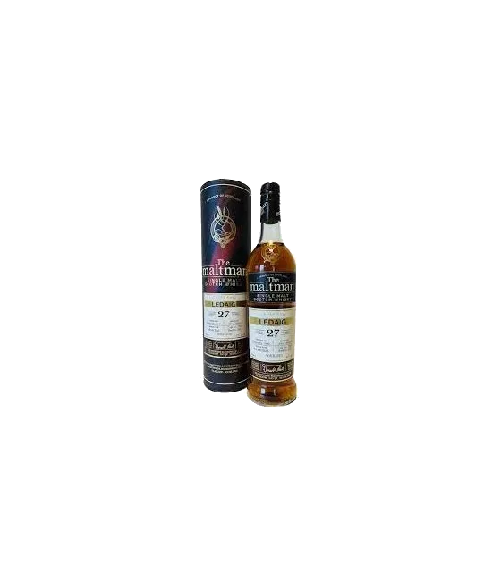 The Maltman Ledaig 1996 0,7L 47,7%, fles bij slijterij t Bockje in Bathmen