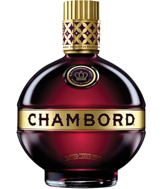 CHAMBORD black liqueur, fles bij slijterij t Bockje in Bathmen