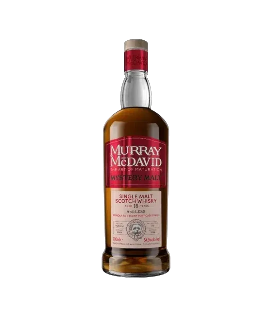 Murray McDavid Mystery Malt Ard-Less 16 Years Old 2009, fles bij slijterij t Bockje in Bathmen