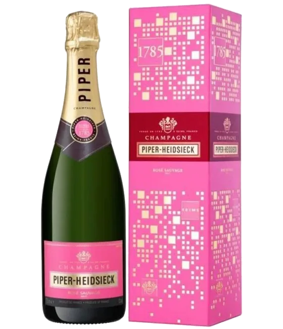 Piper-Heidsieck Rosé Sauvage, fles bij slijterij t Bockje in Bathmen
