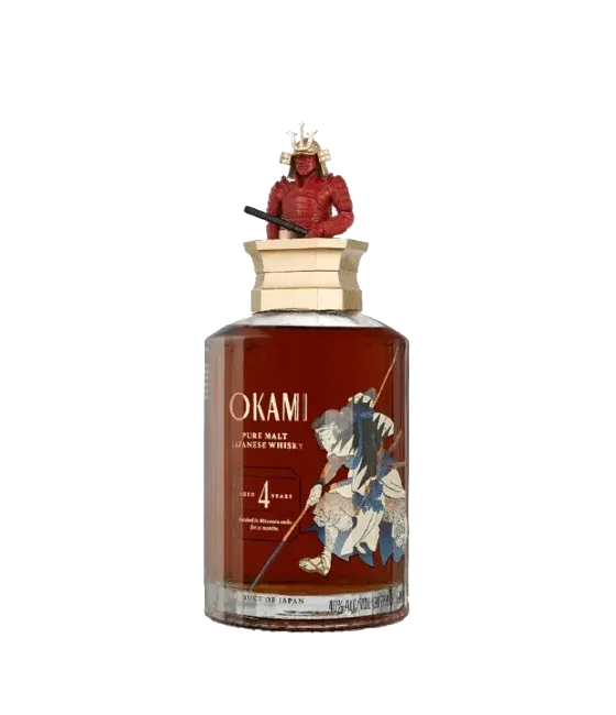Okami 4 Year Old Pure Malt, fles bij slijterij t Bockje in Bathmen