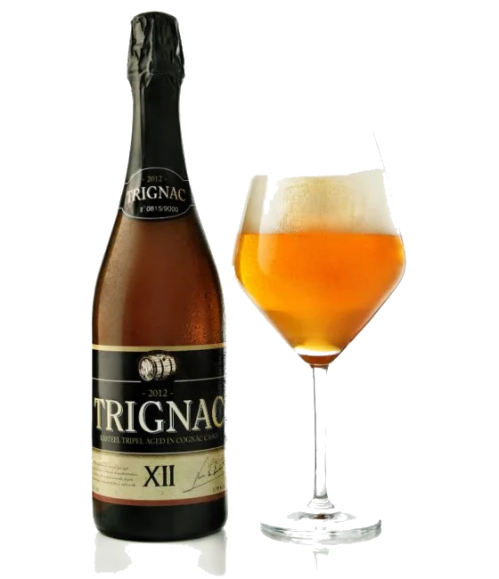 Kasteel Trignac, fles bij slijterij t Bockje in Bathmen