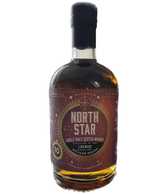 North Star Linkwood 2012 10 YO, fles bij slijterij t Bockje in Bathmen