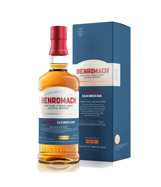 Benromach 2012 Contrasts: Kiln Dried Oak, fles bij slijterij t Bockje in Bathmen