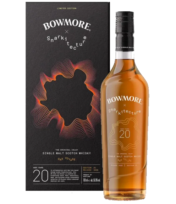 Bowmore 20Y Oak Voyage Edition 01, fles bij slijterij t Bockje in Bathmen