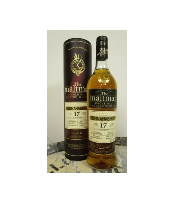 The Maltman Bunnahabhain 17 Years Old 2002 #3364, fles bij slijterij t Bockje in Bathmen