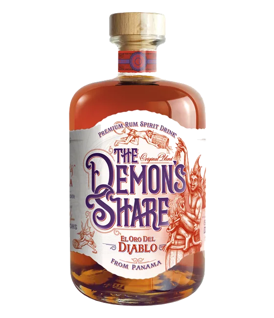 Demon’s Share Rum, fles bij slijterij t Bockje in Bathmen