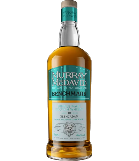 Murray McDavid Benchmark Glencadam 10Y 2012 Koval Bourbon Cask Finish, fles bij slijterij t Bockje in Bathmen
