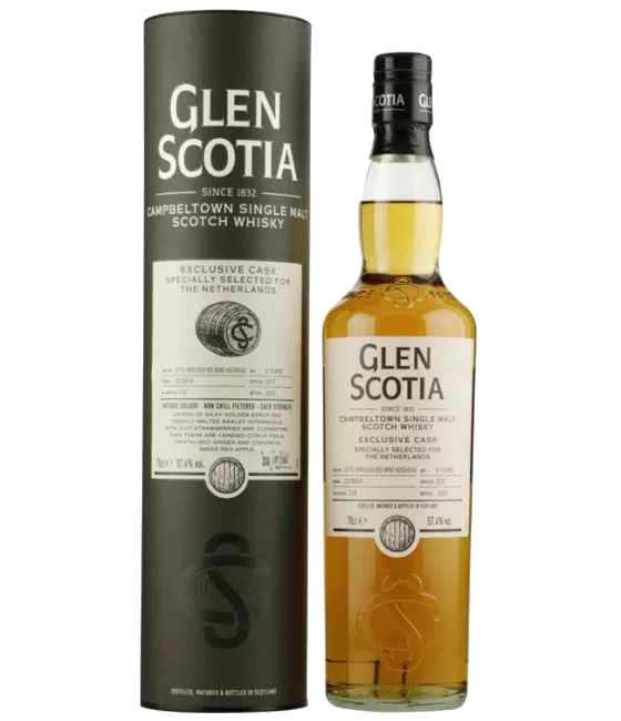 Glen Scotia 6 Years Old Bordeaux Red Wine Single Cask #23/309-6, fles bij slijterij t Bockje in Bathmen