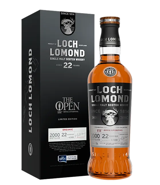 Loch Lomond 22 Years Old 2000 The Open Course Collection 2023, fles bij slijterij t Bockje in Bathmen