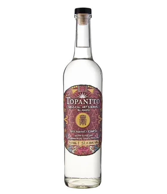 Topanito Mezcal Artesanal Distillation Strength, fles bij slijterij t Bockje in Bathmen