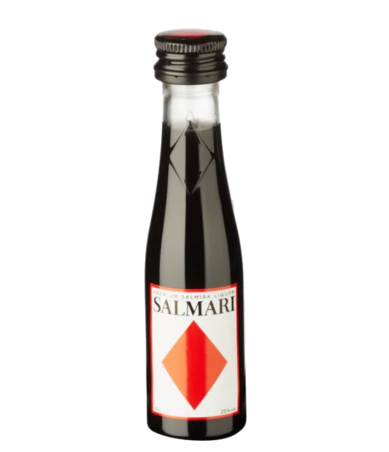 Salmari Premium Salmiak Liquor, fles bij slijterij t Bockje in Bathmen