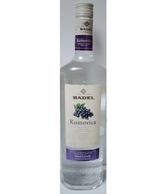 Badel Komovica Rakija, fles bij slijterij t Bockje in Bathmen