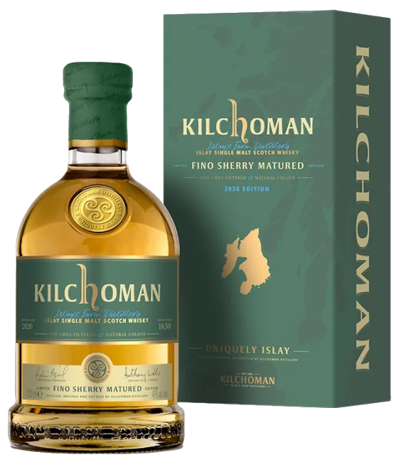 Kilchoman Small Batch Fino Sherry, fles bij slijterij t Bockje in Bathmen