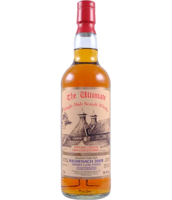 The Ultimate Balmenach 2008 Cask Strength, fles bij slijterij t Bockje in Bathmen