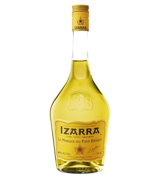 Izarra Jaune, fles bij slijterij t Bockje in Bathmen