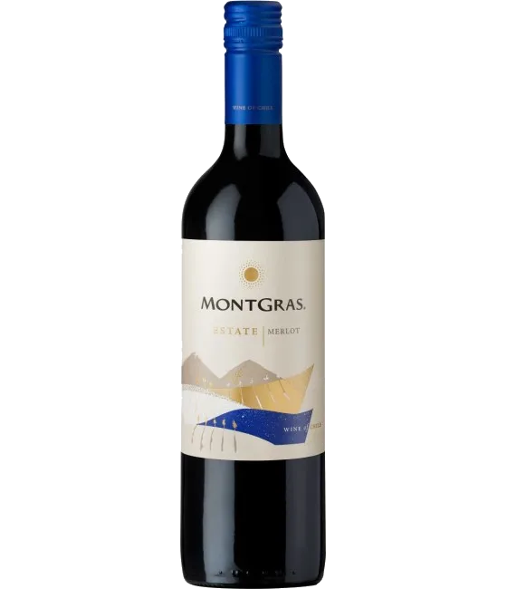 Mont Gras Estate Merlot, fles bij slijterij t Bockje in Bathmen