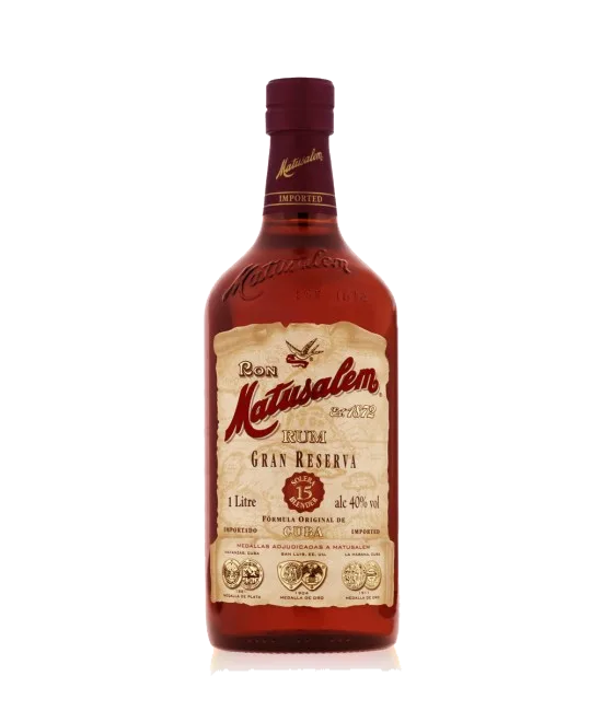 Matusalem rum 15 yr Gran Reserva, fles bij slijterij t Bockje in Bathmen