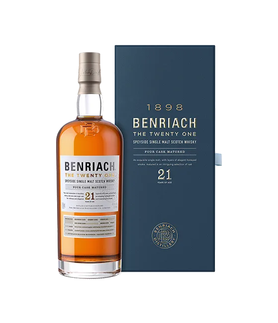 BenRiach 21Y The Twenty One, fles bij slijterij t Bockje in Bathmen