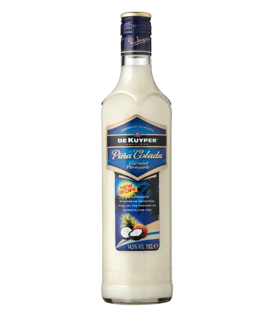 De Kuyper Piña Colada, fles bij slijterij t Bockje in Bathmen