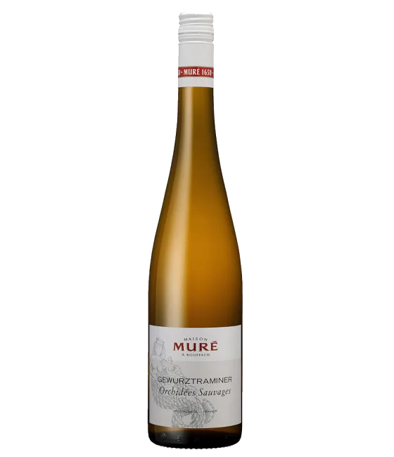 Muré Gewurztraminer ‘Orchidées Sauvages’, fles bij slijterij t Bockje in Bathmen