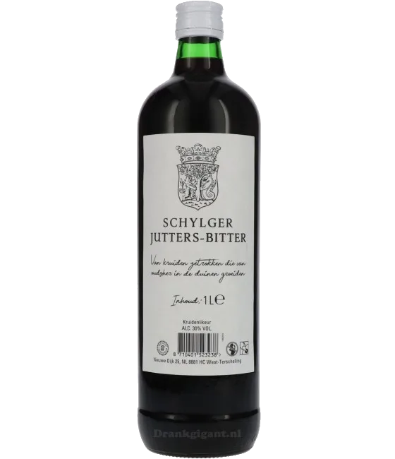 Schylger Juttersbitter, fles bij slijterij t Bockje in Bathmen
