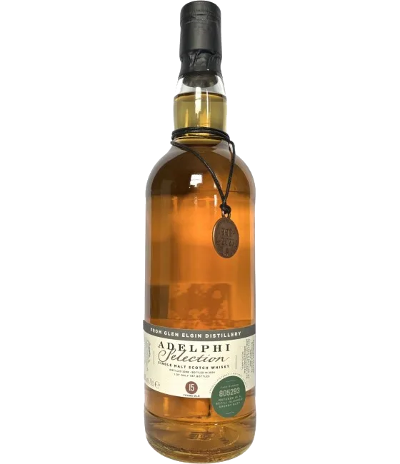 Adelphi Glen Elgin 2008 15 Years Old, fles bij slijterij t Bockje in Bathmen
