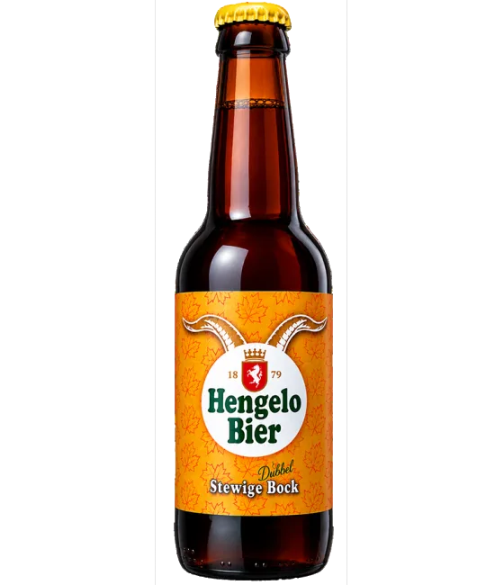 Hengelo Bier Stewige Dubbel Bock, fles bij slijterij t Bockje in Bathmen