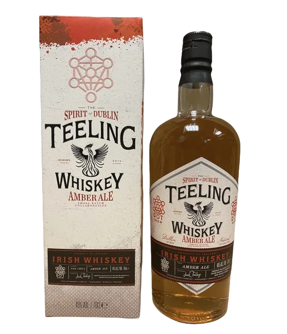 Teeling Amber Ale Small Batch Collaboration, fles bij slijterij t Bockje in Bathmen