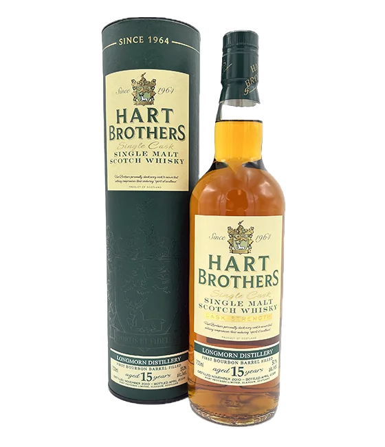 Hart Brothers Longmorn 15 Years Old 2010, fles bij slijterij t Bockje in Bathmen