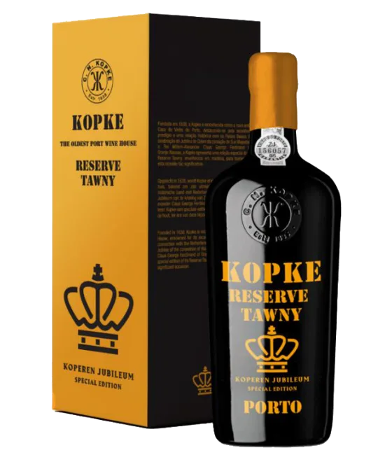 Kopke Reserve Tawny Koperen Jubileum Special Edition, fles bij slijterij t Bockje in Bathmen