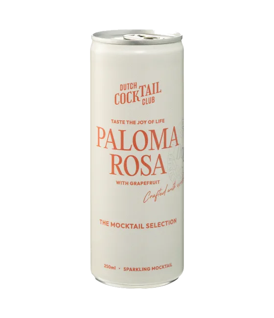 Dutch Cocktail Club Mocktail Paloma Rosa, fles bij slijterij t Bockje in Bathmen