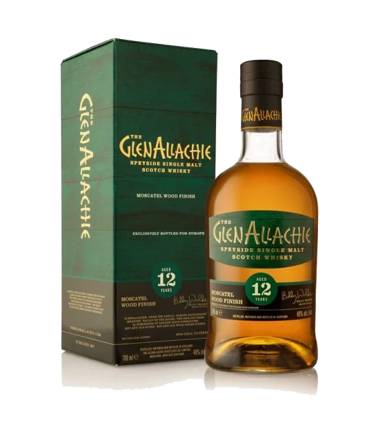GlenAllachie 12 Years Old Moscatel Finish, fles bij slijterij t Bockje in Bathmen