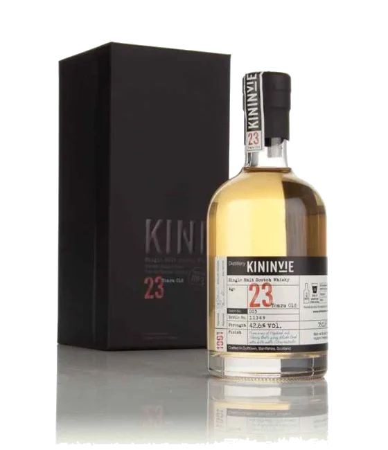 Kininvie 23 Years Old, fles bij slijterij t Bockje in Bathmen