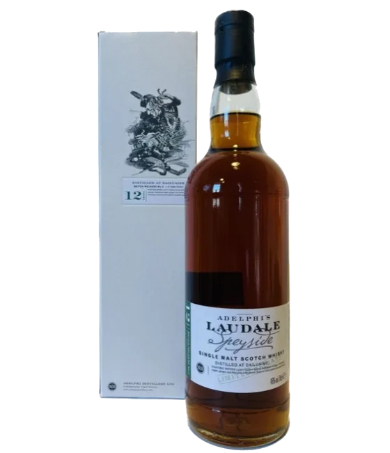 Adelphi Laudale Batch#6 12 YO, fles bij slijterij t Bockje in Bathmen