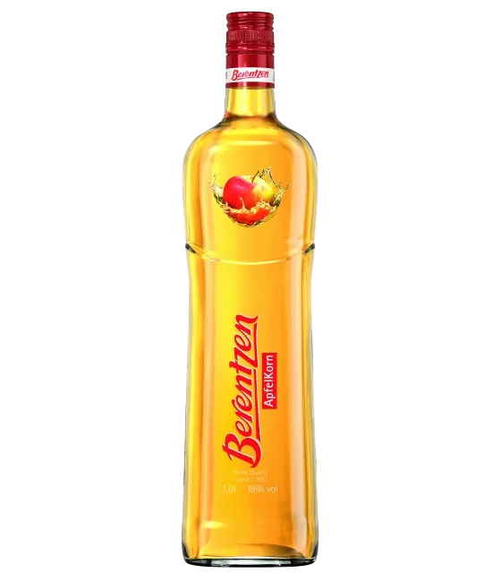 Berentzen Apfelkorn 100 cl, fles bij slijterij t Bockje in Bathmen