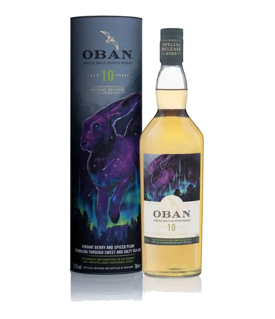 Oban 10 Years Old Special Release 2022, fles bij slijterij t Bockje in Bathmen