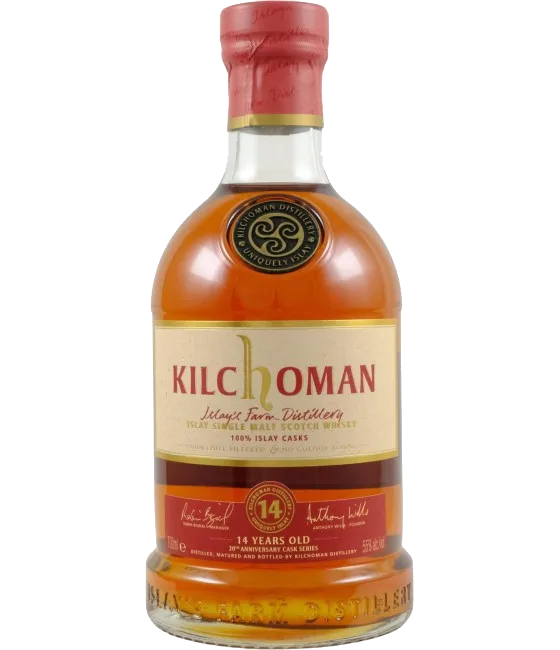 Kilchoman 20th Anniversary Cask Series 14 Years Old 2011, fles bij slijterij t Bockje in Bathmen
