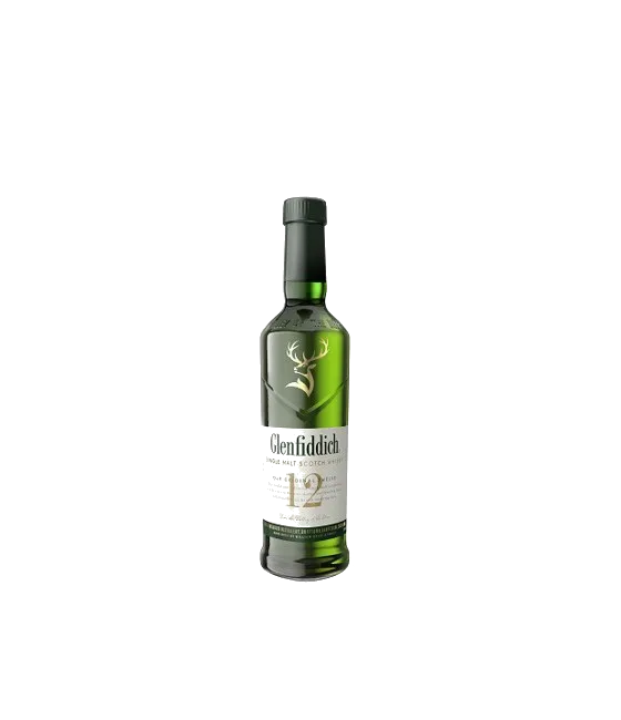 Glenfiddich Whisky 12 Years Old, fles bij slijterij t Bockje in Bathmen