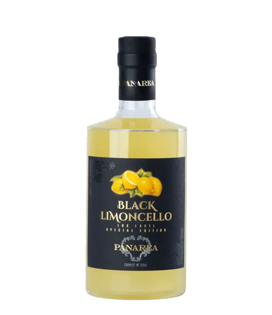 Panarea Black Limoncello, fles bij slijterij t Bockje in Bathmen