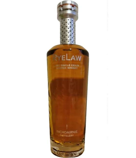 RyeLaw Fife Single Grain Scotch Whisky, fles bij slijterij t Bockje in Bathmen