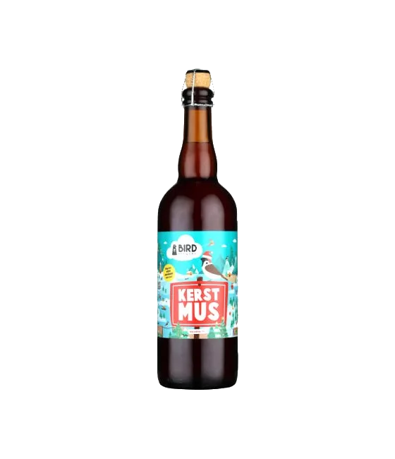 Bird Brewery Kerstmus Kerstbier, fles bij slijterij t Bockje in Bathmen
