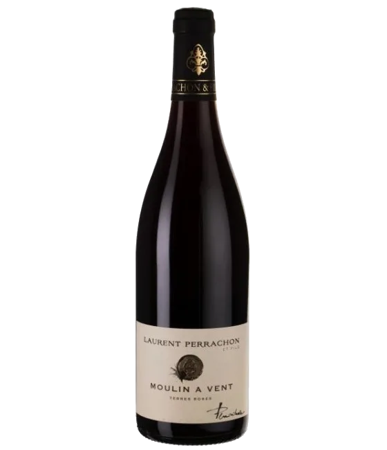 Laurent Perrachon Moulin a Vent Terres Roses, fles bij slijterij t Bockje in Bathmen