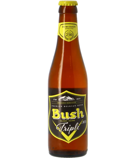 Bush Triple Blond, fles bij slijterij t Bockje in Bathmen