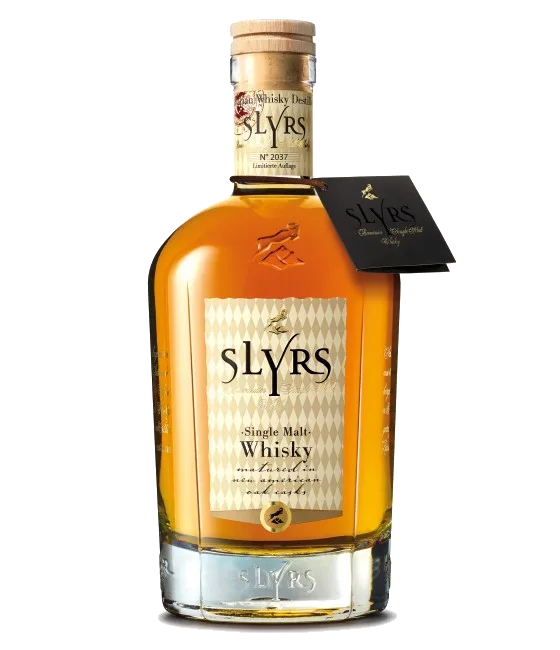 Slyrs Classic Bavarian Single Malt Whisky, fles bij slijterij t Bockje in Bathmen