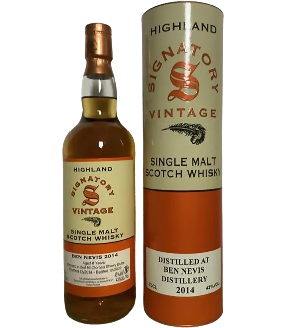 Signatory Vintage 2014 Ben Nevis Copper, fles bij slijterij t Bockje in Bathmen